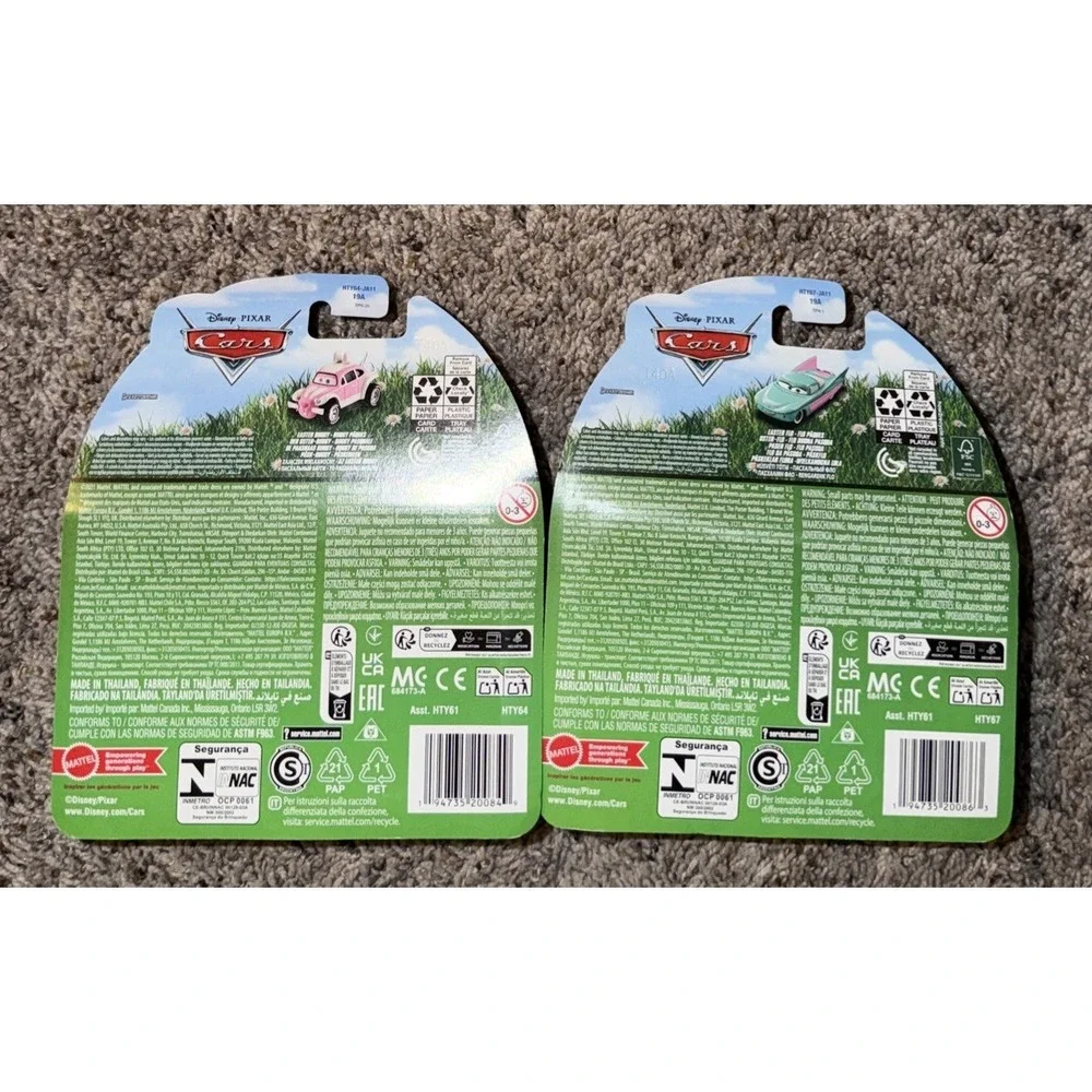 Disney Pixar‎ Cars Easter Themed Diecast Cars Lot Of 2 NEW 2021